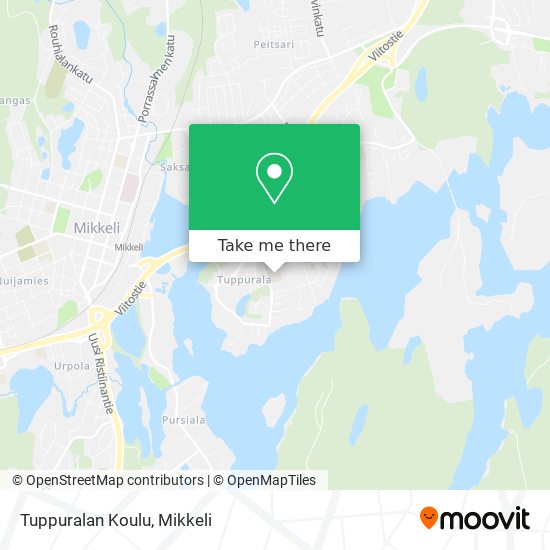 Tuppuralan Koulu map