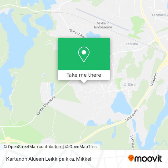 Kartanon Alueen Leikkipaikka map