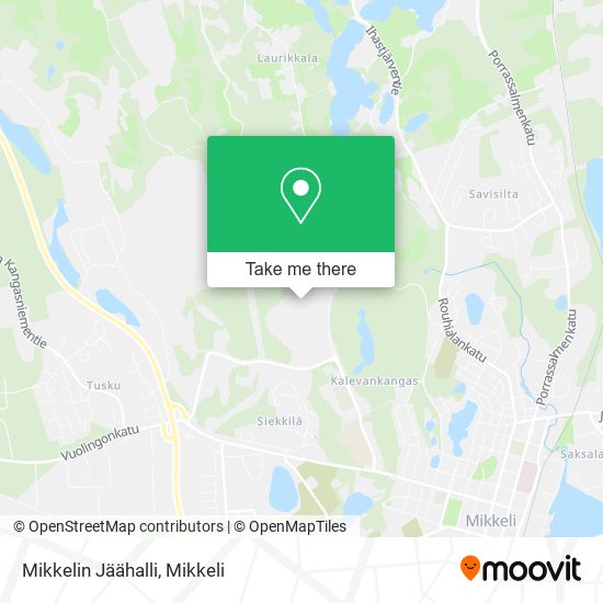 Mikkelin Jäähalli map