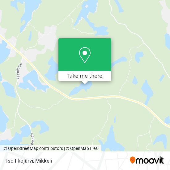 Iso Ilkojärvi map