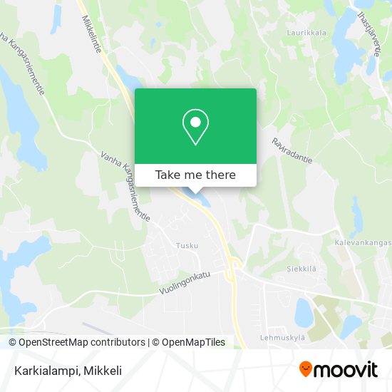 Karkialampi map