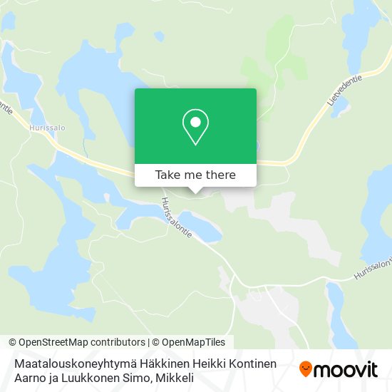 Maatalouskoneyhtymä Häkkinen Heikki Kontinen Aarno ja Luukkonen Simo map