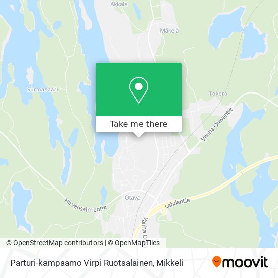 Parturi-kampaamo Virpi Ruotsalainen map