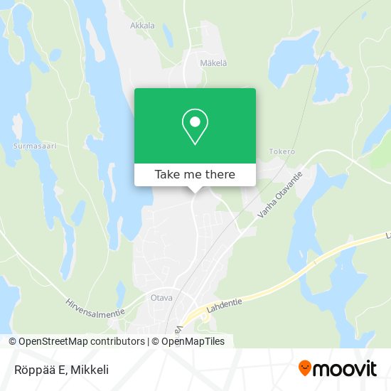 Röppää E map