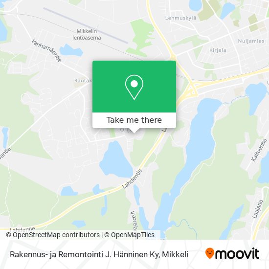 Rakennus- ja Remontointi J. Hänninen Ky map