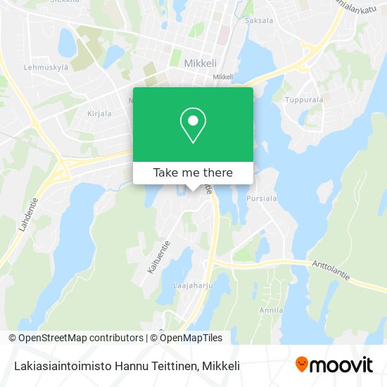 Lakiasiaintoimisto Hannu Teittinen map