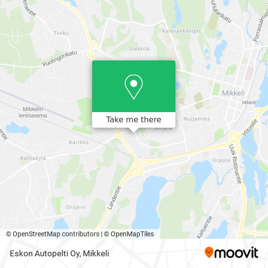 Eskon Autopelti Oy map