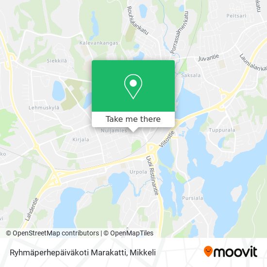 Ryhmäperhepäiväkoti Marakatti map