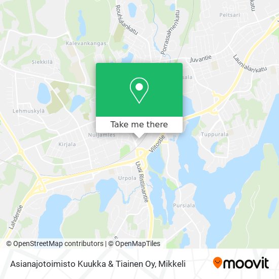 Asianajotoimisto Kuukka & Tiainen Oy map
