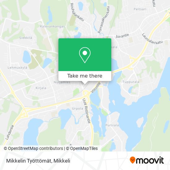 Mikkelin Työttömät map