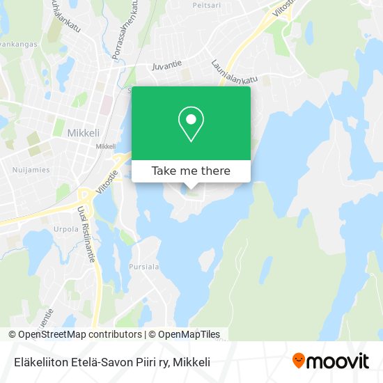 Eläkeliiton Etelä-Savon Piiri ry map
