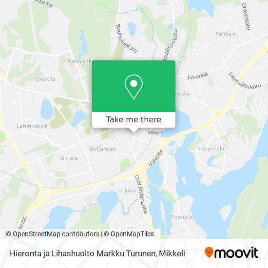 Hieronta ja Lihashuolto Markku Turunen map