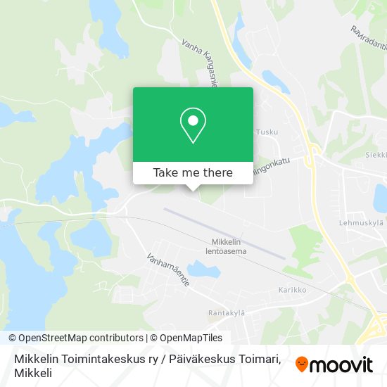 Mikkelin Toimintakeskus ry / Päiväkeskus Toimari map