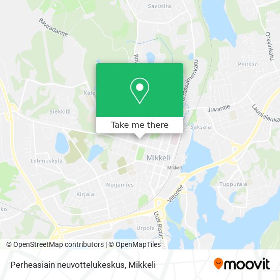 Perheasiain neuvottelukeskus map