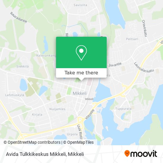 Avida Tulkkikeskus Mikkeli map