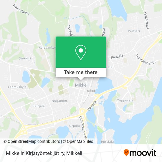 Mikkelin Kirjatyöntekijät ry map