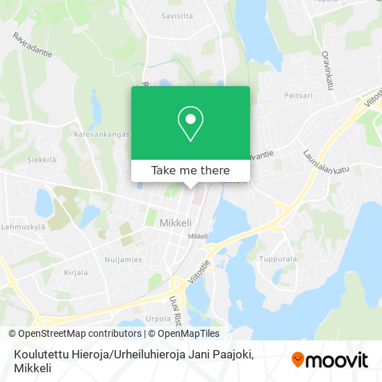 Koulutettu Hieroja / Urheiluhieroja Jani Paajoki map
