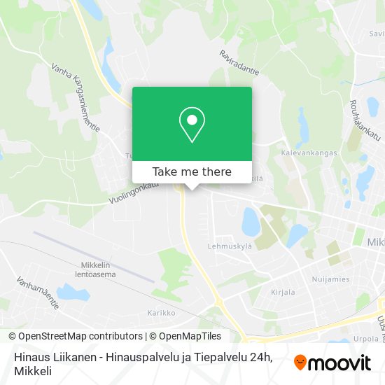 Hinaus Liikanen - Hinauspalvelu ja Tiepalvelu 24h map