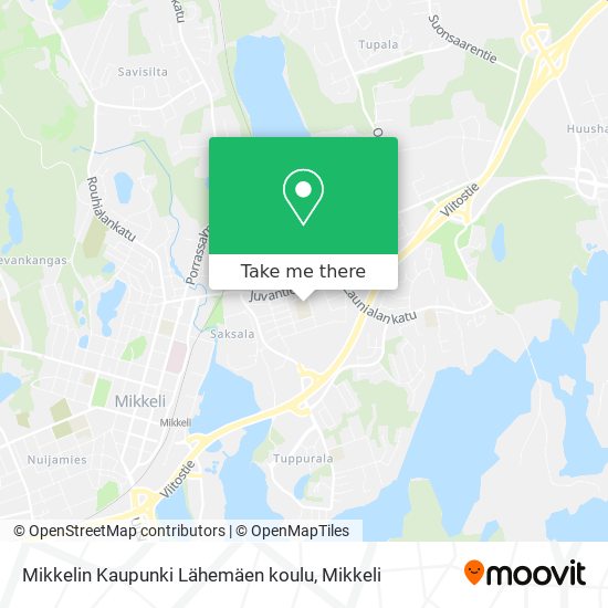 Mikkelin Kaupunki Lähemäen koulu map