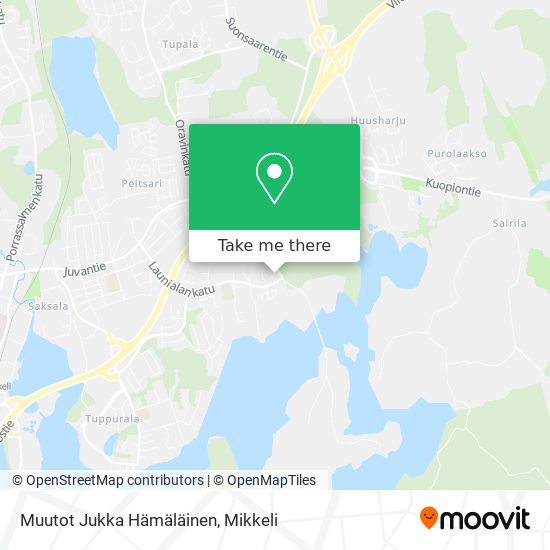 Muutot Jukka Hämäläinen map