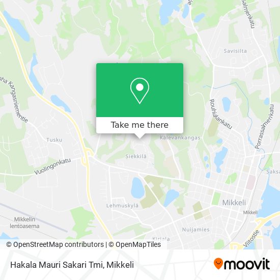 Hakala Mauri Sakari Tmi map
