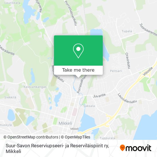 Suur-Savon Reserviupseeri- ja Reserviläispiirit ry map