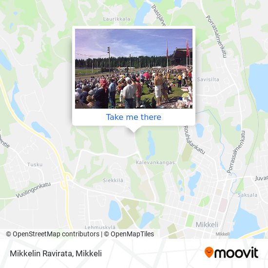 Mikkelin Ravirata map