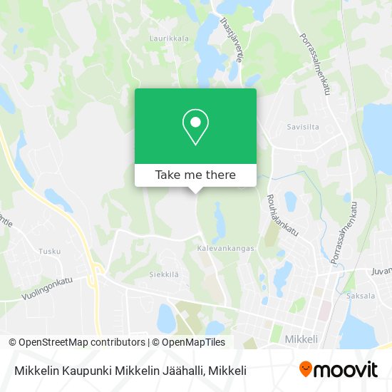 Mikkelin Kaupunki Mikkelin Jäähalli map