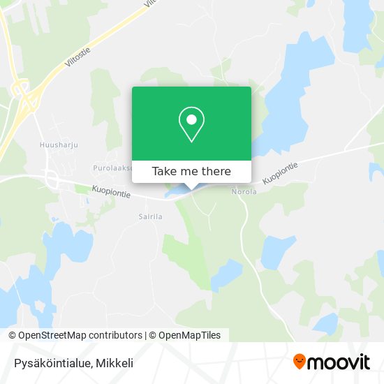 Pysäköintialue map