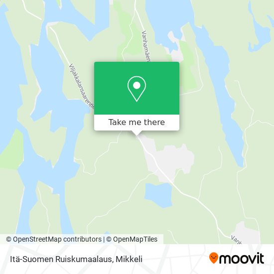 Itä-Suomen Ruiskumaalaus map