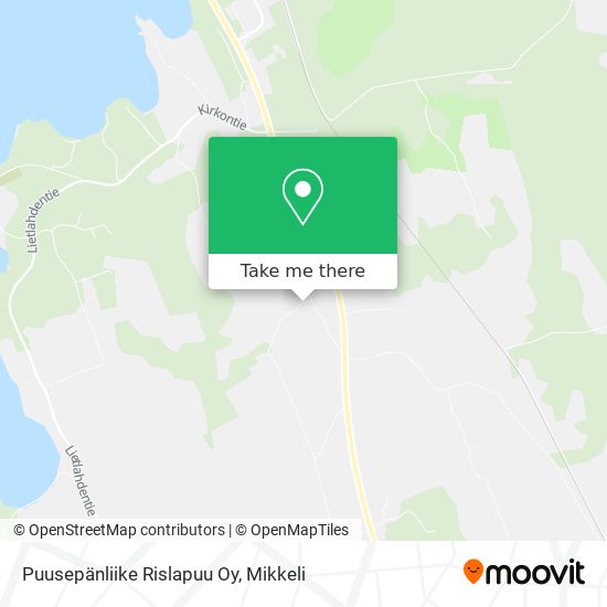 Puusepänliike Rislapuu Oy map