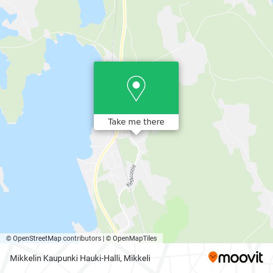 Mikkelin Kaupunki Hauki-Halli map