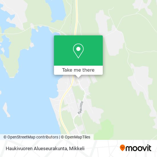 Haukivuoren Alueseurakunta map