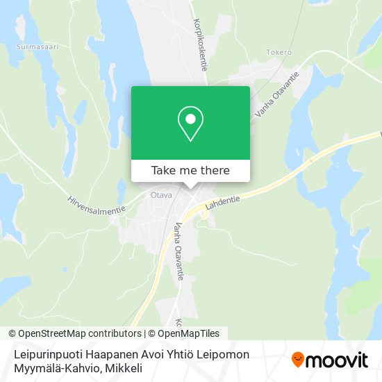 Leipurinpuoti Haapanen Avoi Yhtiö Leipomon Myymälä-Kahvio map