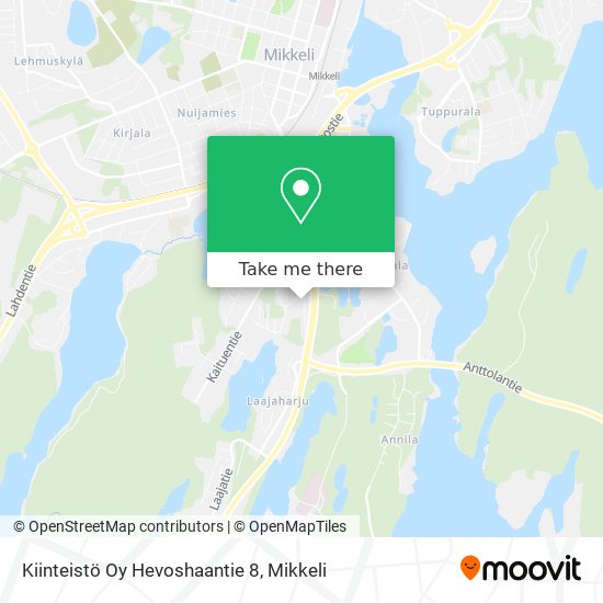 Kiinteistö Oy Hevoshaantie 8 map