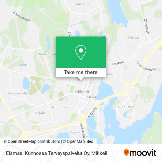 Elämäsi Kunnossa Terveyspalvelut Oy map