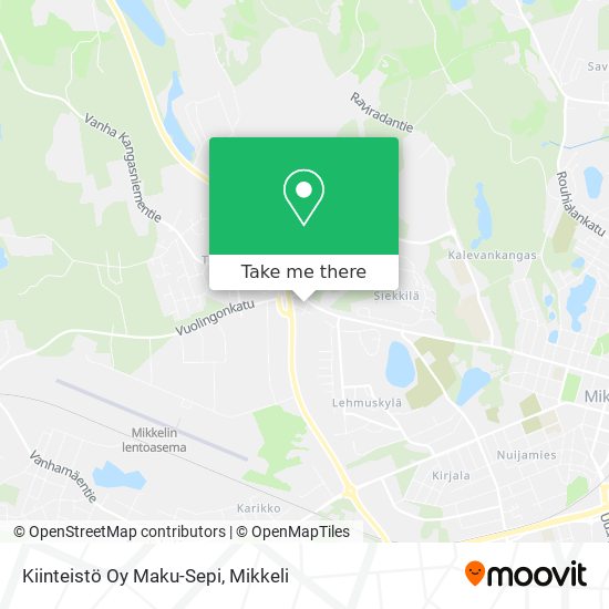 Kiinteistö Oy Maku-Sepi map