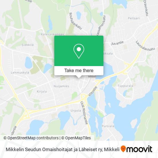 Mikkelin Seudun Omaishoitajat ja Läheiset ry map