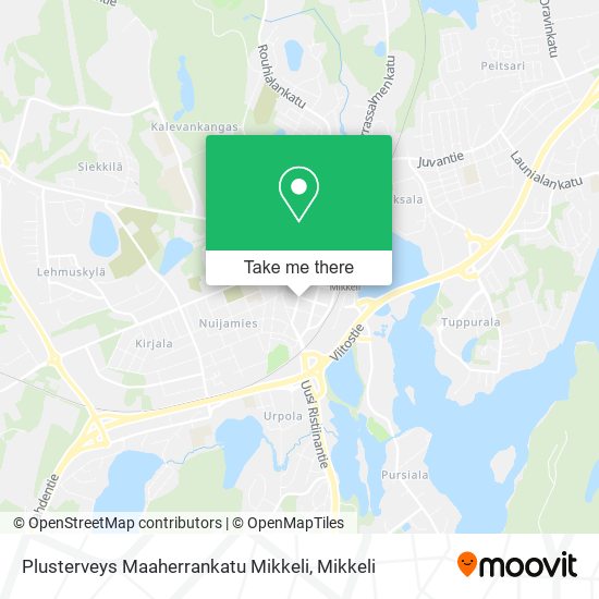 Plusterveys Maaherrankatu Mikkeli map