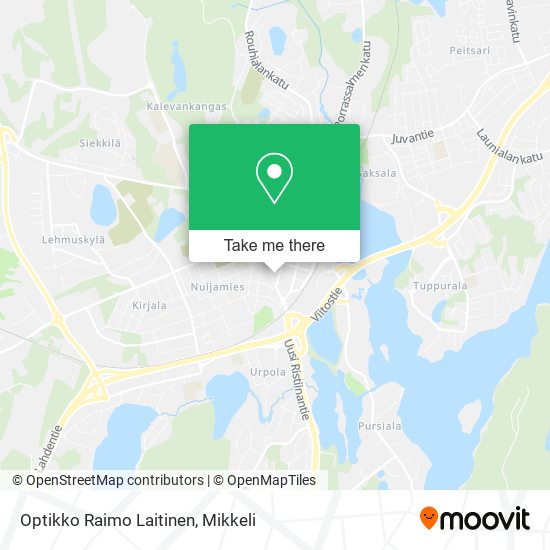 Optikko Raimo Laitinen map