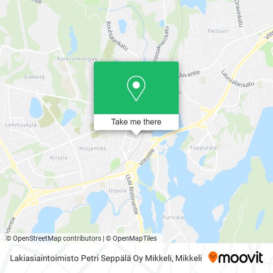 Lakiasiaintoimisto Petri Seppälä Oy Mikkeli map