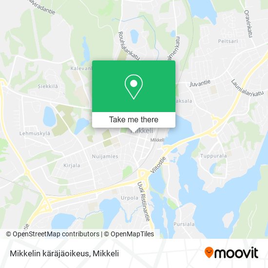 Mikkelin käräjäoikeus map