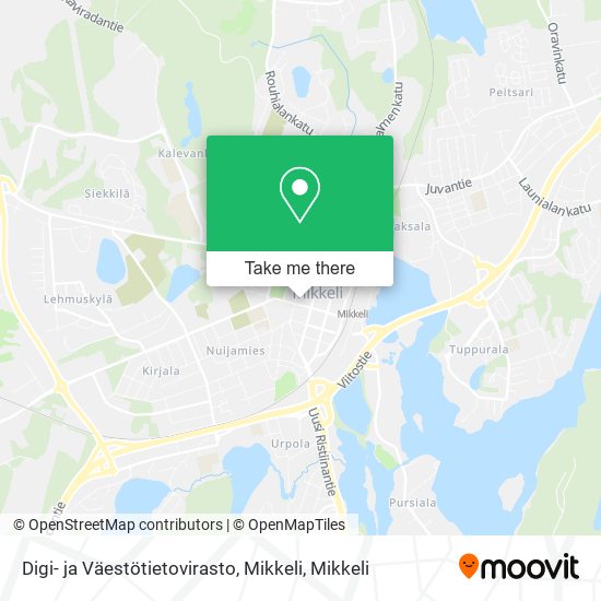 Digi- ja Väestötietovirasto, Mikkeli map