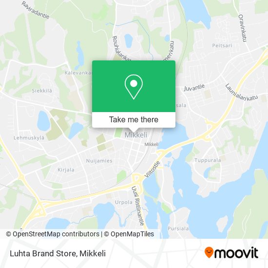 Luhta Brand Store map