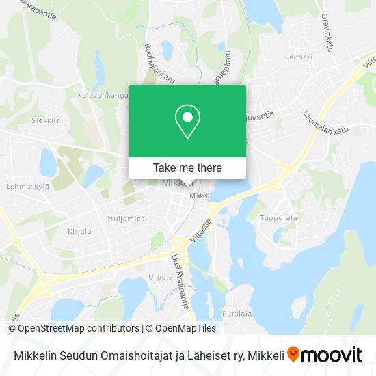 Mikkelin Seudun Omaishoitajat ja Läheiset ry map