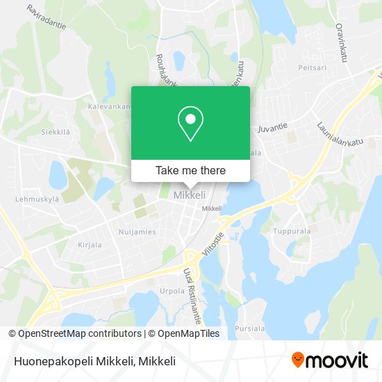 Huonepakopeli Mikkeli map