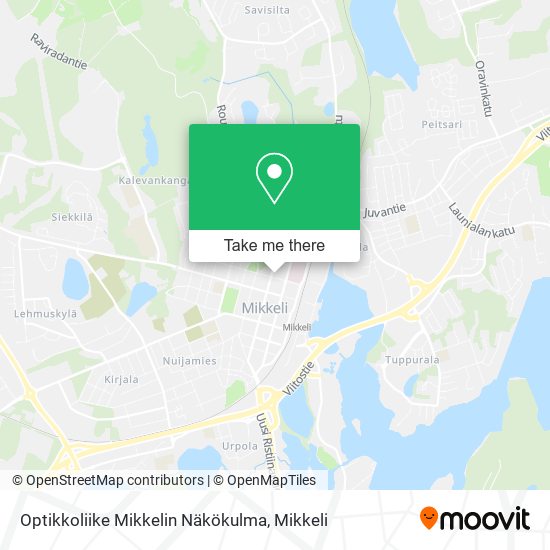 Optikkoliike Mikkelin Näkökulma map