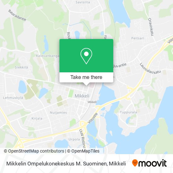 Mikkelin Ompelukonekeskus M. Suominen map