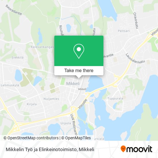 Mikkelin Työ ja Elinkeinotoimisto map