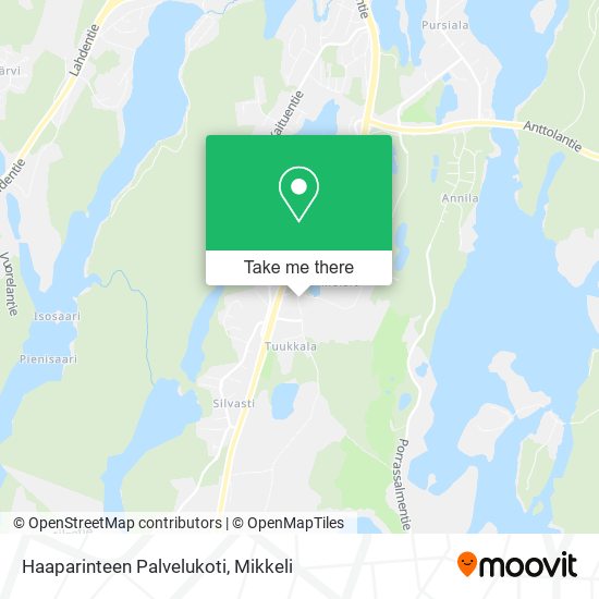 Haaparinteen Palvelukoti map